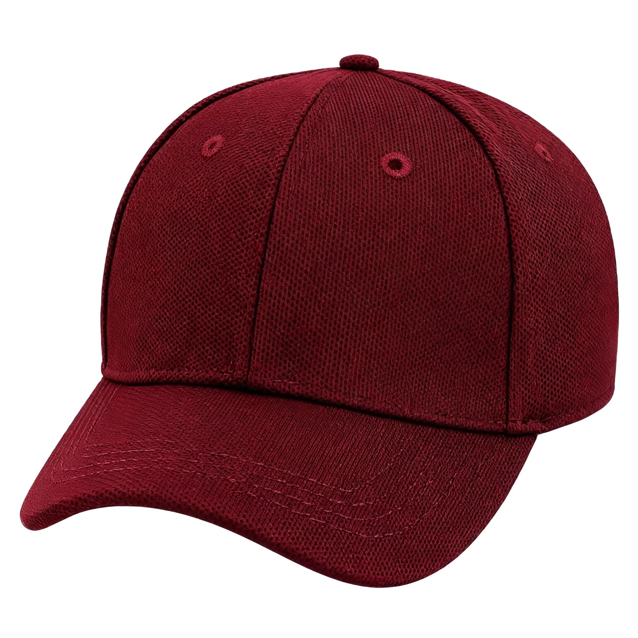 Men's Sporty 100% Polyester Embroidered Sun Hat Casual Sports Carrier Baseball Cap for Summer Outdoor Sunscreen