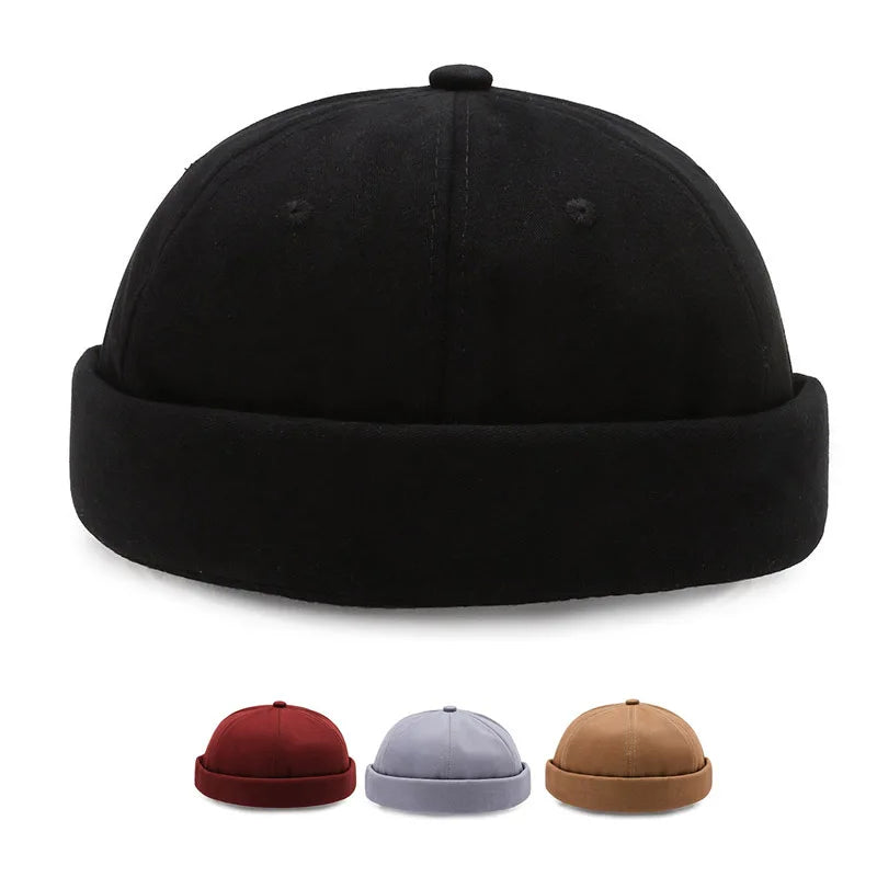 Versatile Travel Fashion Beanie Brimless Round Cap Trendy Printed Unisex Hats for Outdoor Sports Image Pattern Design