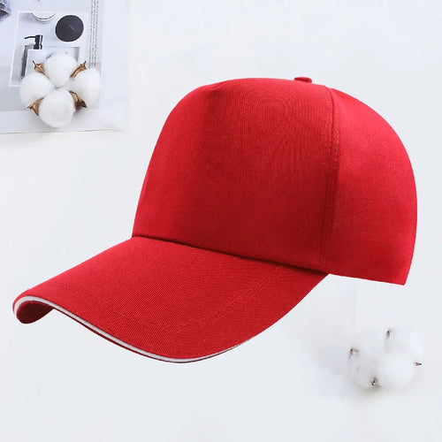 Custom Embroidered Baseball Cap with Duckbill Design Men Women's Work Travel Hat Advertising Print Hat Common Fabric Feature