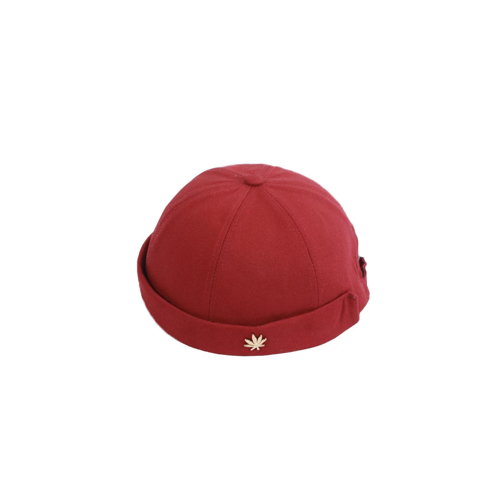 Fashion Pure Color No Brim Cap Cotton Couples Sport Hats Landlord Dome Melon Hat Beanie Hip Hop Brimless Baseball Caps
